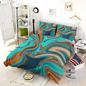 3d Liquid Abstract Design Bedding Set