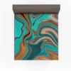 3d Liquid Abstract Design Fitted Sheet