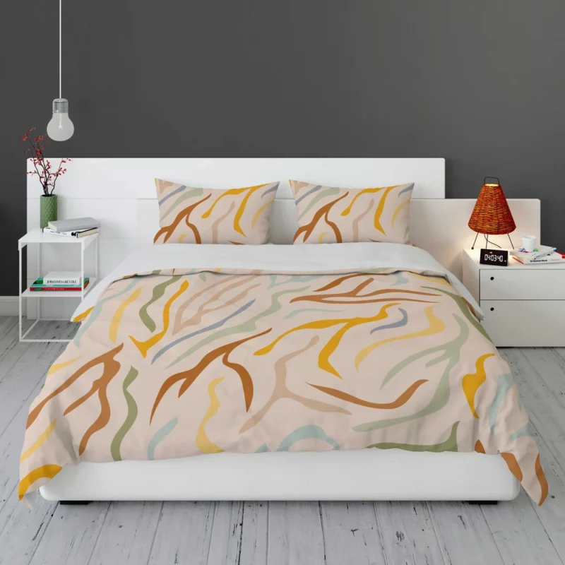 Abstract Animal Skin Pattern Bedding Set 1