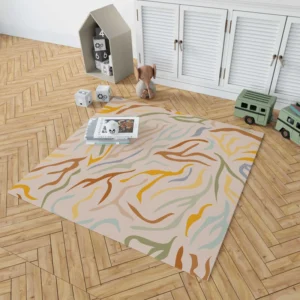 Abstract Animal Skin Pattern Rug 1