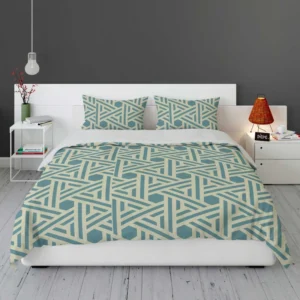 Abstract Background with Retro Pattern Design Bedding Set 2