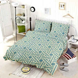 Abstract Background with Retro Pattern Design Bedding Set