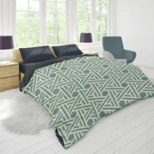 Abstract Background with Retro Pattern Design Duvet Cover 1