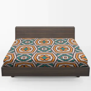 Abstract Batik Pattern Fitted Sheet 1