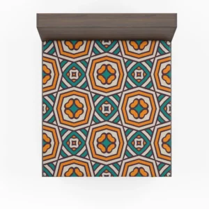 Abstract Batik Pattern Fitted Sheet