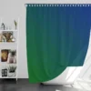 Abstract Blue Green Gradient Shower Curtain