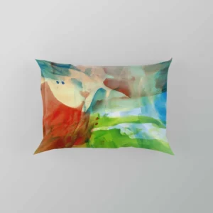 Abstract Colorful Watercolor Pillow Case