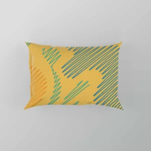 Abstract Doodle Seamless Design Pillow Case