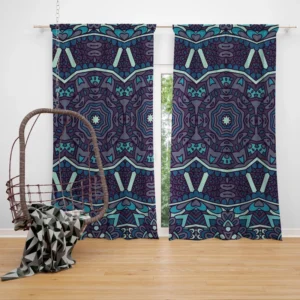 Abstract Ethnic Design Curtain