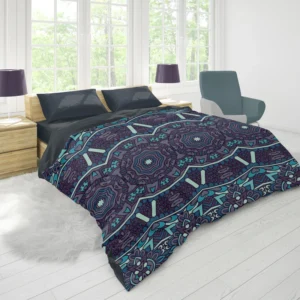 Abstract Ethnic Design Duvet Cover 1