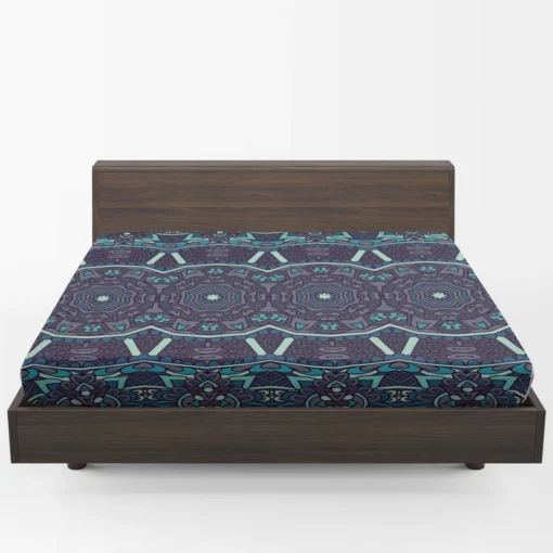 Abstract Ethnic Design Fitted Sheet 1