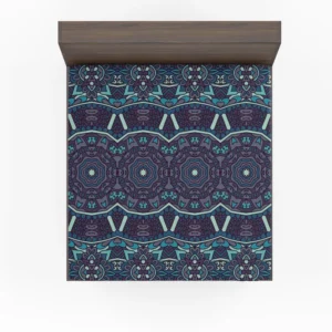 Abstract Ethnic Design Fitted Sheet