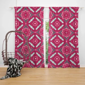 Abstract Ethnic Pattern Curtain