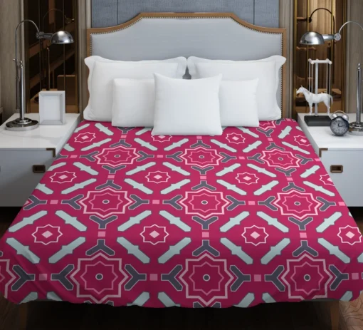 Abstract Ethnic Pattern Duvet Cover