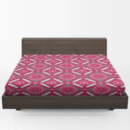 Abstract Ethnic Pattern Fitted Sheet 1