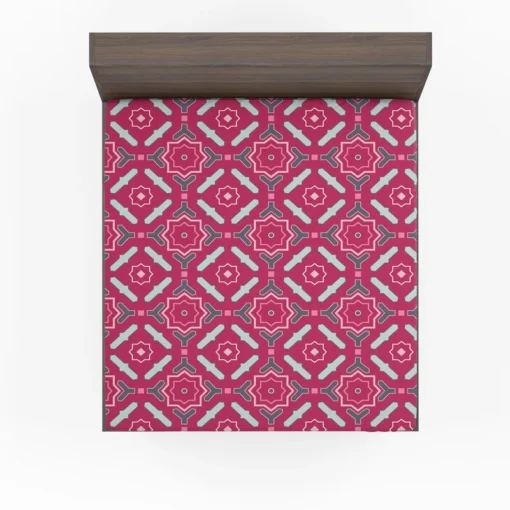 Abstract Ethnic Pattern Fitted Sheet