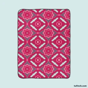 Abstract Ethnic Pattern Fleece Blanket 1