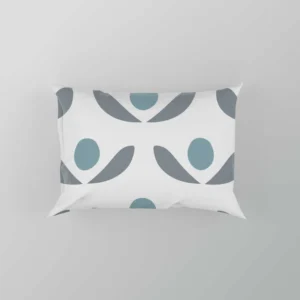 Abstract Flowers Minimal Pattern Pillow Case