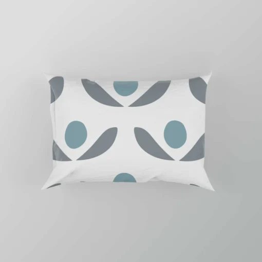 Abstract Flowers Minimal Pattern Pillow Case