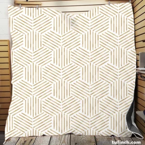 Abstract Geometric Pattern Background Quilt Blanket