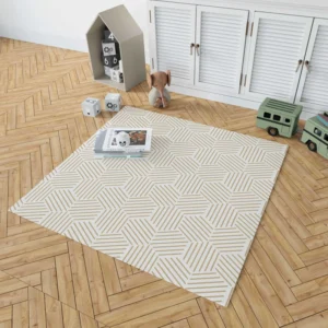 Abstract Geometric Pattern Background Rug 1