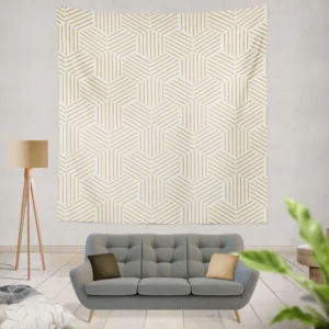 Abstract Geometric Pattern Background Wall Tapestry