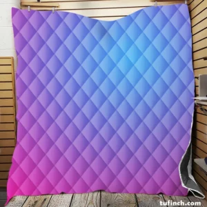 Abstract Gradient Background Quilt Blanket