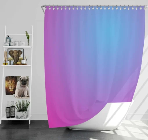 Abstract Gradient Background Shower Curtain