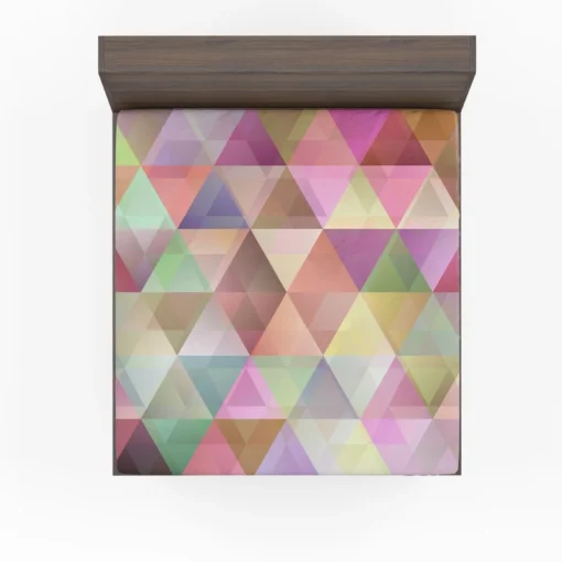 Abstract Gradient Triangle Fitted Sheet