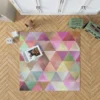 Abstract Gradient Triangle Rug