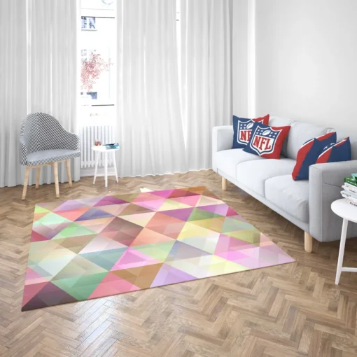 Abstract Gradient Triangle Rug 2