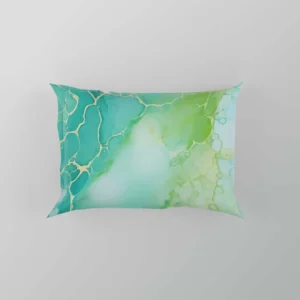 Abstract Ink Textured Marble Pillow Case