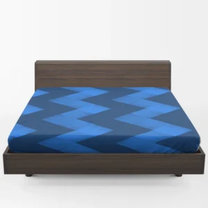 Abstract Modern Halftone Wave Fitted Sheet 1