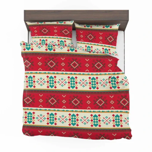 Abstract National Square Design Bedding Set 2