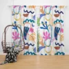 Abstract Shapes Pattern Design Curtain