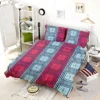 Abstract Square Two Colored Bedding Set