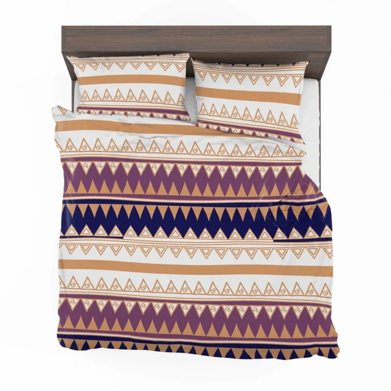 Abstract Tribal Stripes Design Bedding Set 2