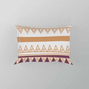 Abstract Tribal Stripes Design Pillow Case