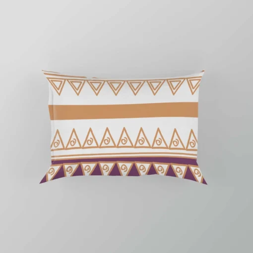 Abstract Tribal Stripes Design Pillow Case