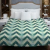 Abstract Zigzag Design Duvet Cover