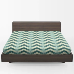 Abstract Zigzag Design Fitted Sheet 1