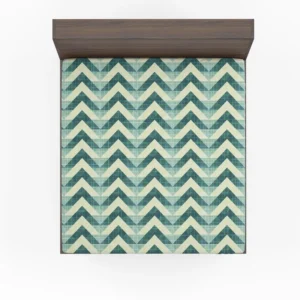 Abstract Zigzag Design Fitted Sheet