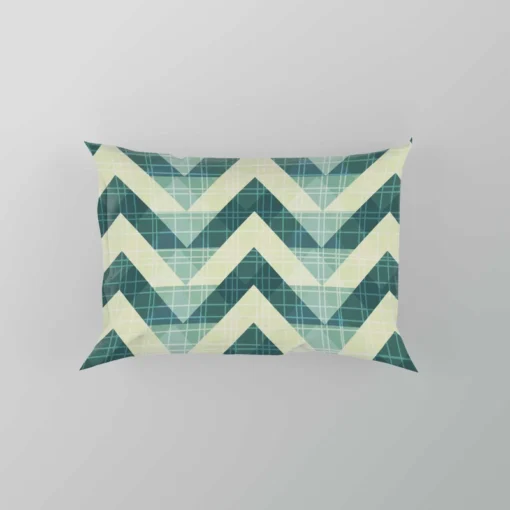 Abstract Zigzag Design Pillow Case