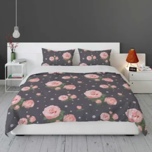 Adorable Bloomed Roses Flower Bedding Set 1