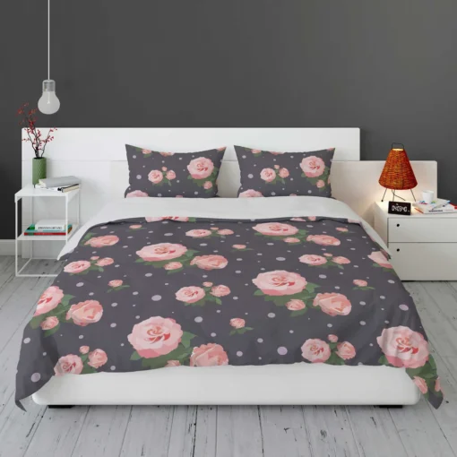 Adorable Bloomed Roses Flower Bedding Set 1