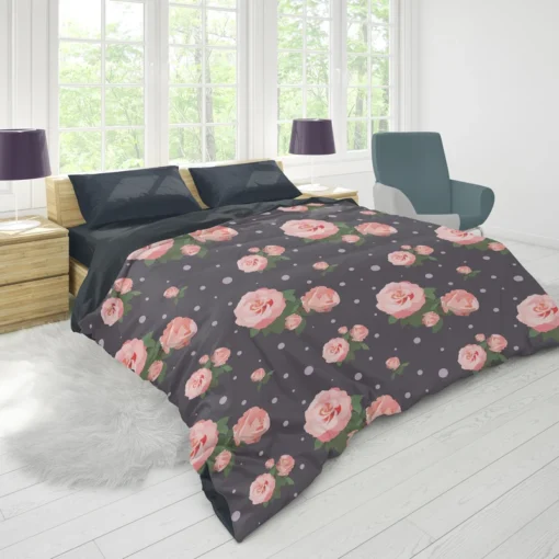 Adorable Bloomed Roses Flower Duvet Cover 1