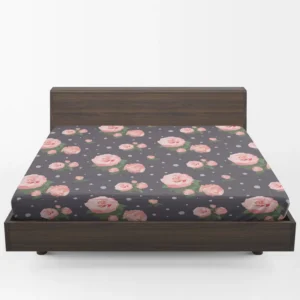 Adorable Bloomed Roses Flower Fitted Sheet 1