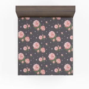 Adorable Bloomed Roses Flower Fitted Sheet