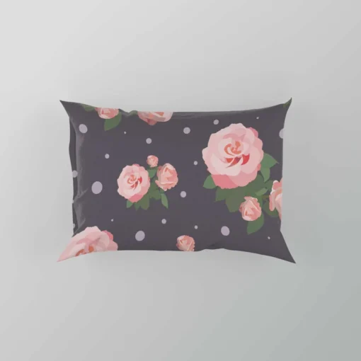 Adorable Bloomed Roses Flower Pillow Case