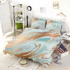 Adriatic Mist Liquid Marble Design Bedding Set